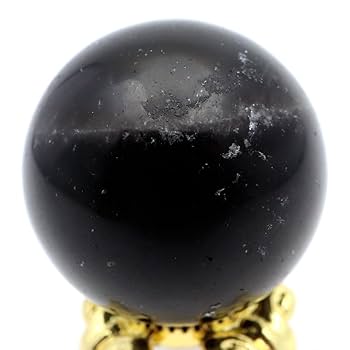 希少　天然モリオン黒水晶丸玉 楽天市場】AAAグレード モリオン 黒水晶 丸玉 21mm-25mm 完全